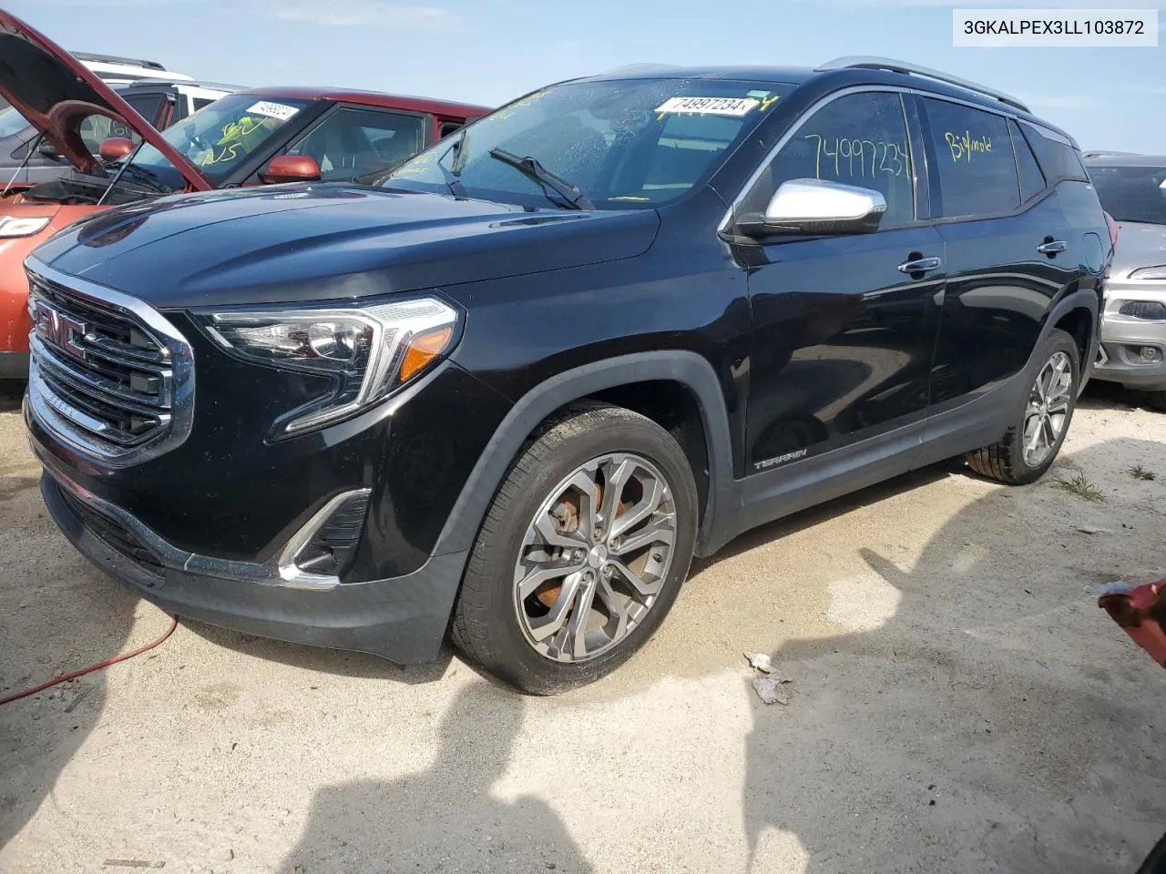 2020 GMC Terrain Slt VIN: 3GKALPEX3LL103872 Lot: 74997234