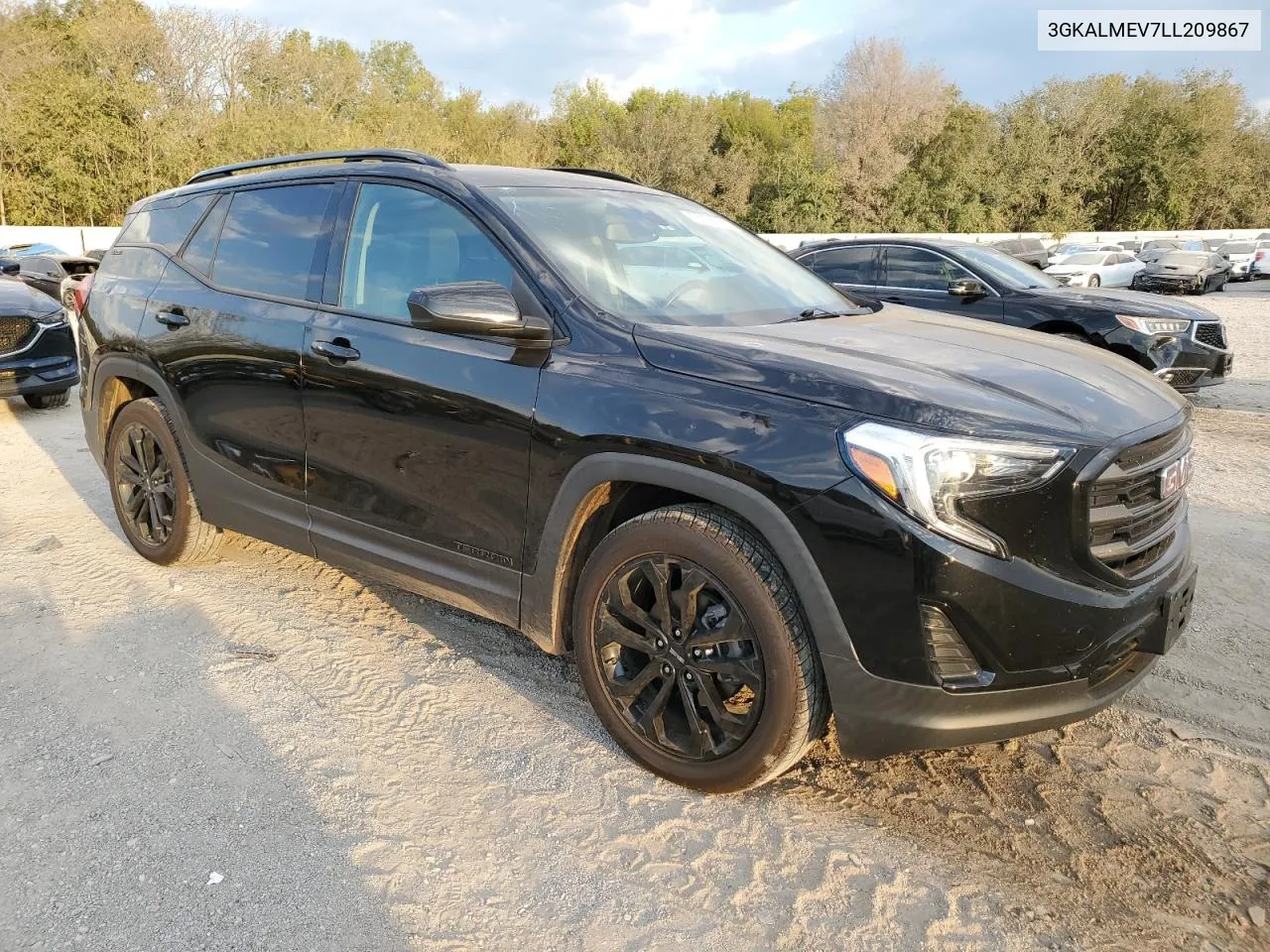 2020 GMC Terrain Sle VIN: 3GKALMEV7LL209867 Lot: 75124074