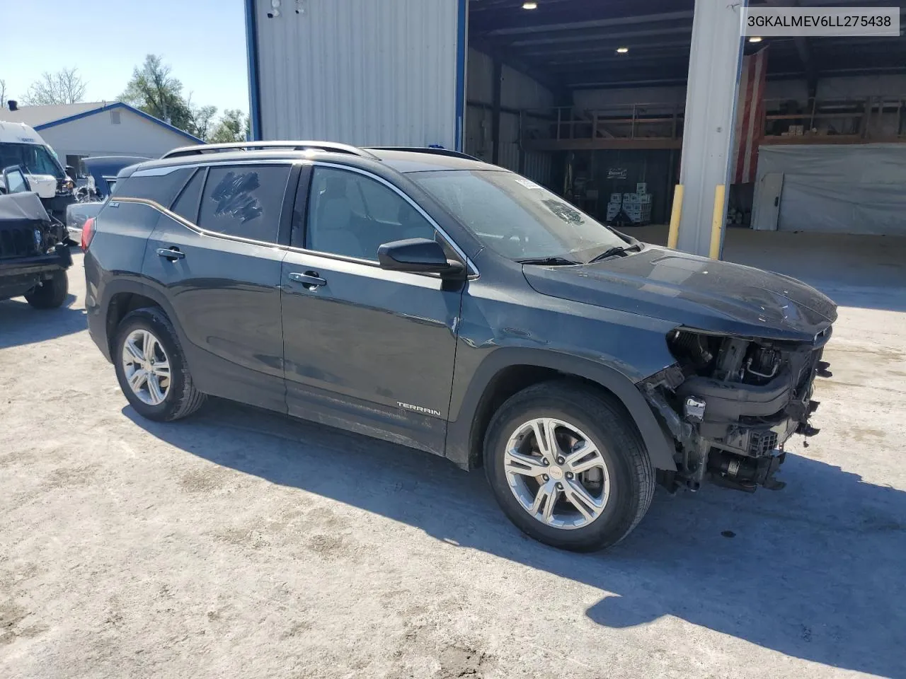 2020 GMC Terrain Sle VIN: 3GKALMEV6LL275438 Lot: 75185504