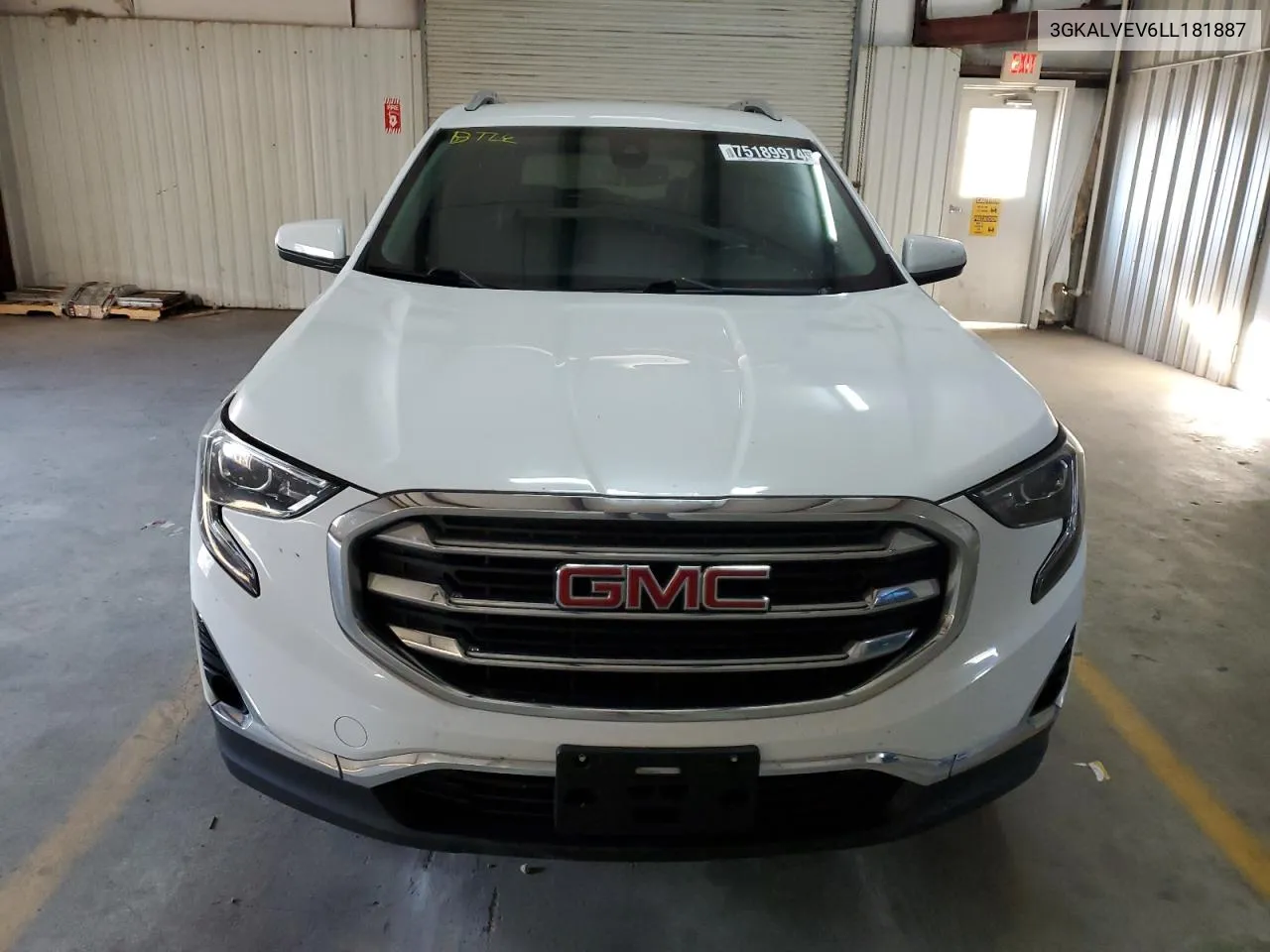 2020 GMC Terrain Slt VIN: 3GKALVEV6LL181887 Lot: 75189974