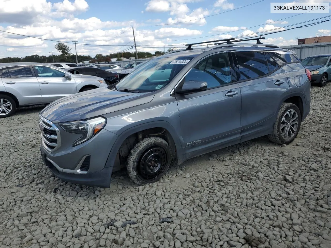 2020 GMC Terrain Slt VIN: 3GKALVEX4LL191173 Lot: 75214084