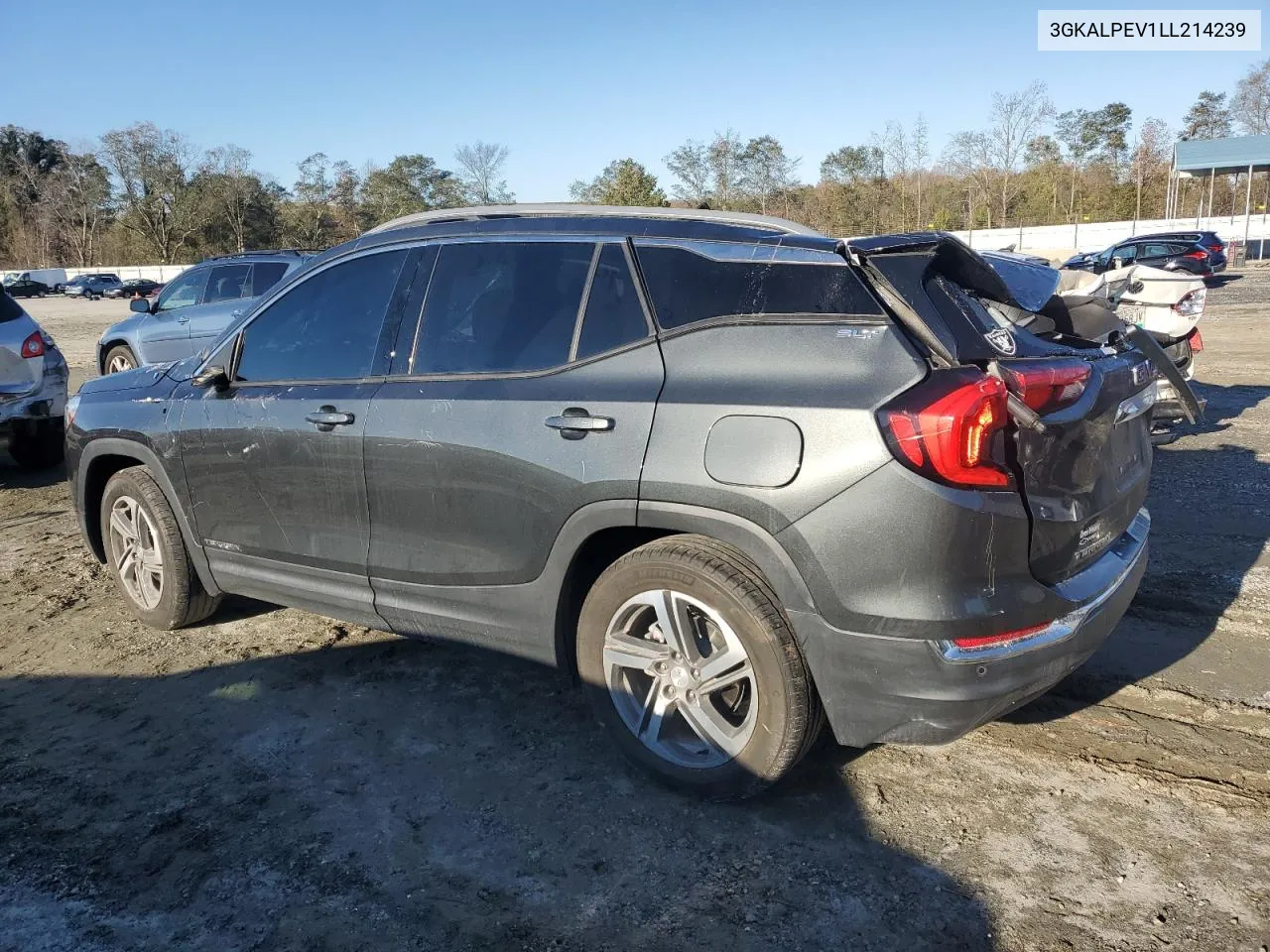 2020 GMC Terrain Slt VIN: 3GKALPEV1LL214239 Lot: 75308634