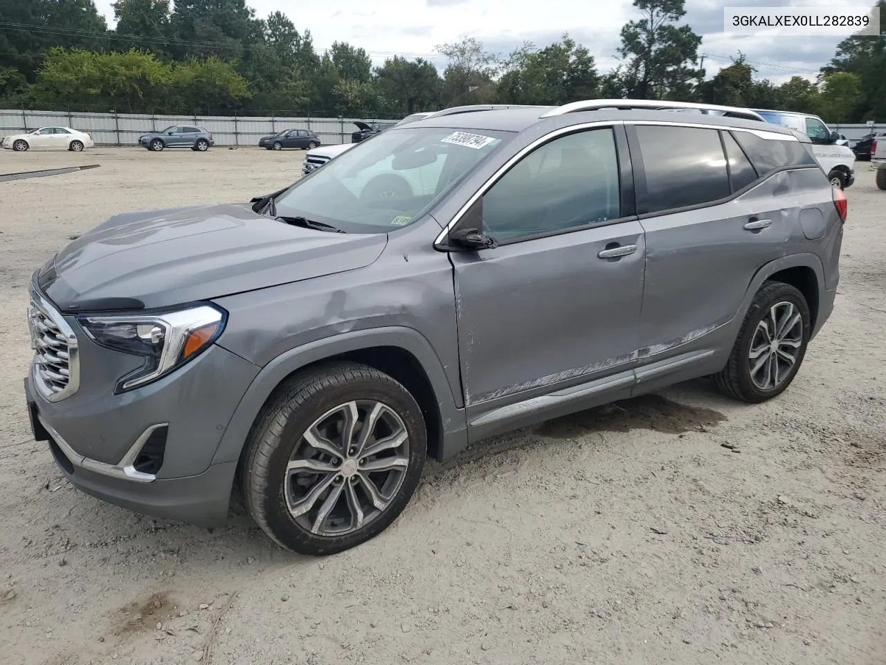 2020 GMC Terrain Denali VIN: 3GKALXEX0LL282839 Lot: 75398794