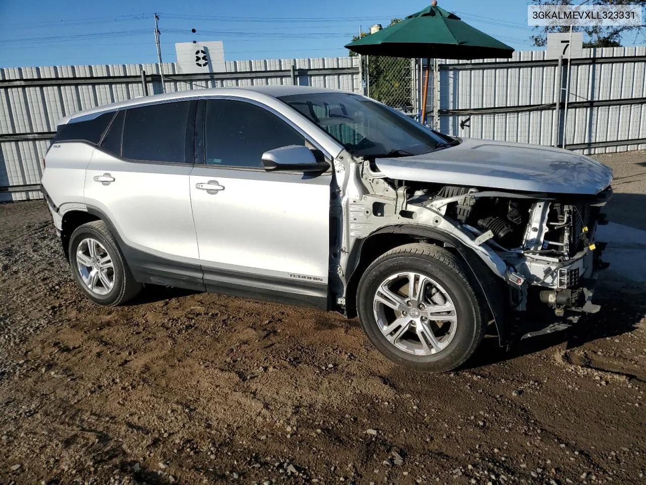 2020 GMC Terrain Sle VIN: 3GKALMEVXLL323331 Lot: 75629414