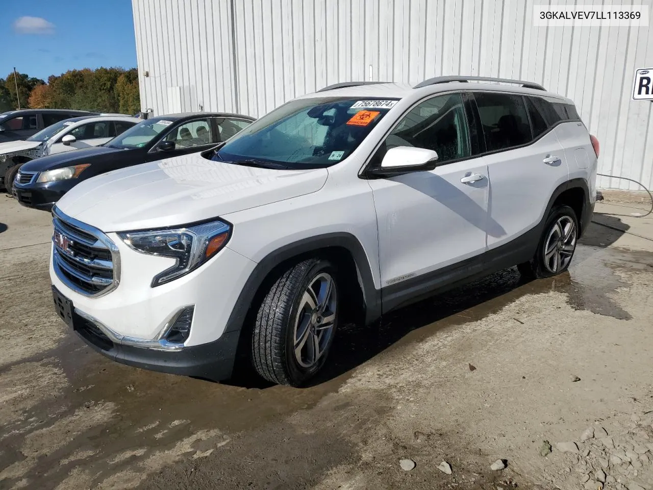 2020 GMC Terrain Slt VIN: 3GKALVEV7LL113369 Lot: 75678674