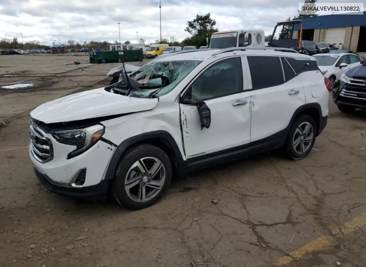 2020 GMC Terrain Slt VIN: 3GKALVEV9LL130822 Lot: 75923744