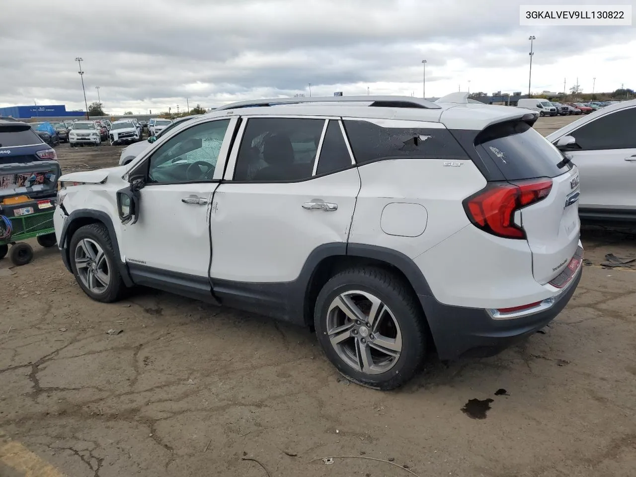 2020 GMC Terrain Slt VIN: 3GKALVEV9LL130822 Lot: 75923744