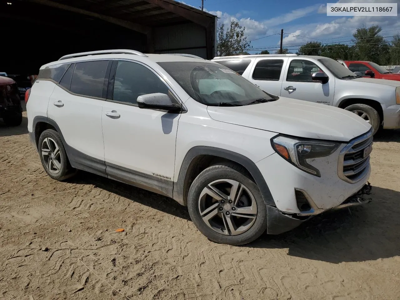 2020 GMC Terrain Slt VIN: 3GKALPEV2LL118667 Lot: 75927904