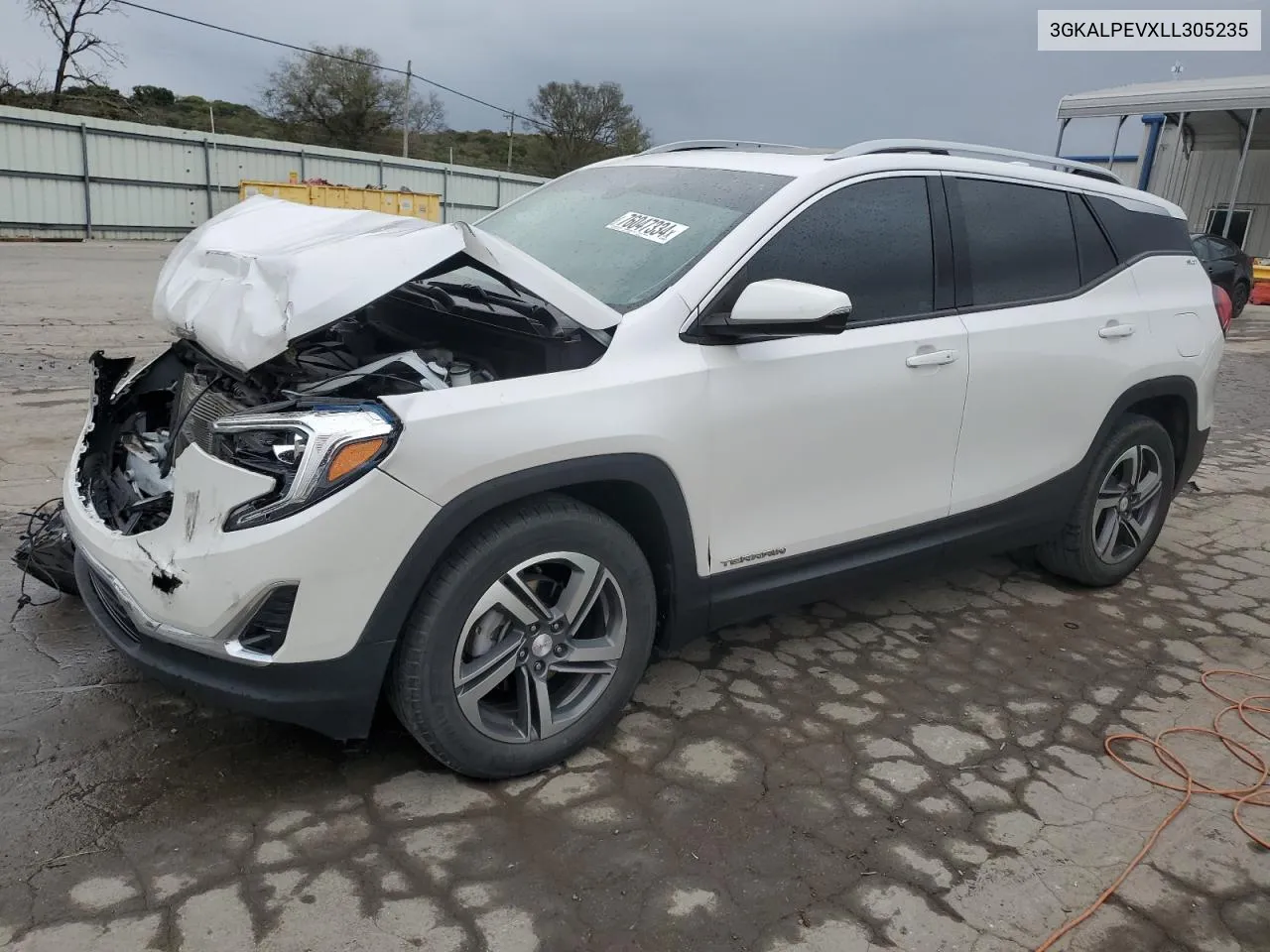 2020 GMC Terrain Slt VIN: 3GKALPEVXLL305235 Lot: 76047334