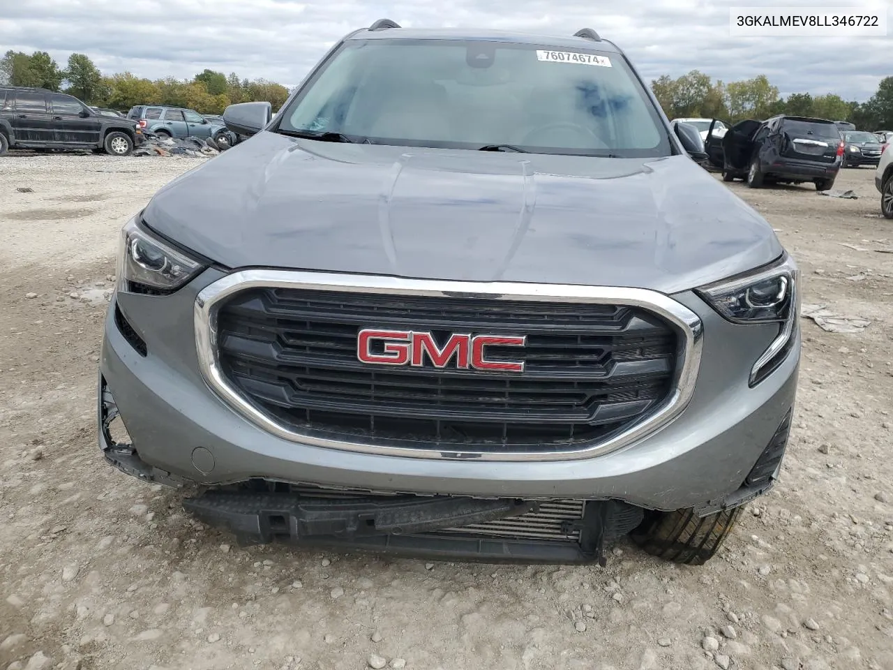 2020 GMC Terrain Sle VIN: 3GKALMEV8LL346722 Lot: 76074674