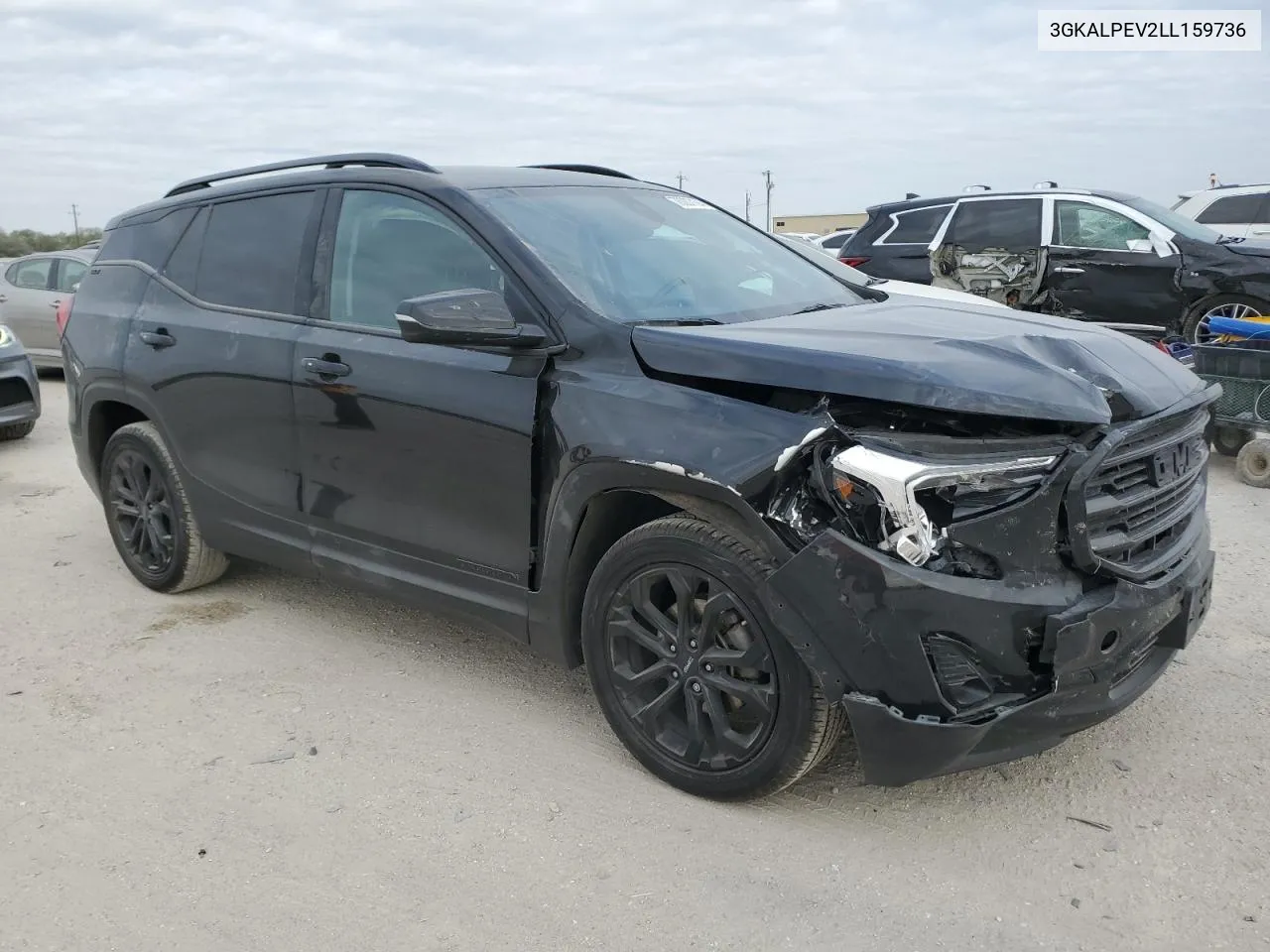 2020 GMC Terrain Slt VIN: 3GKALPEV2LL159736 Lot: 76207194