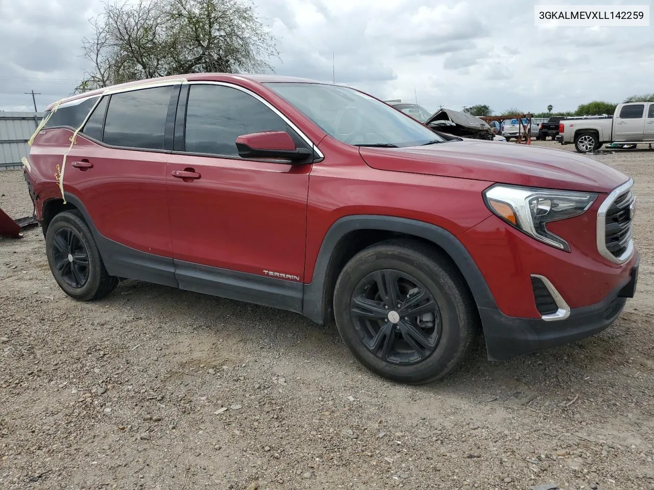 2020 GMC Terrain Sle VIN: 3GKALMEVXLL142259 Lot: 76600824