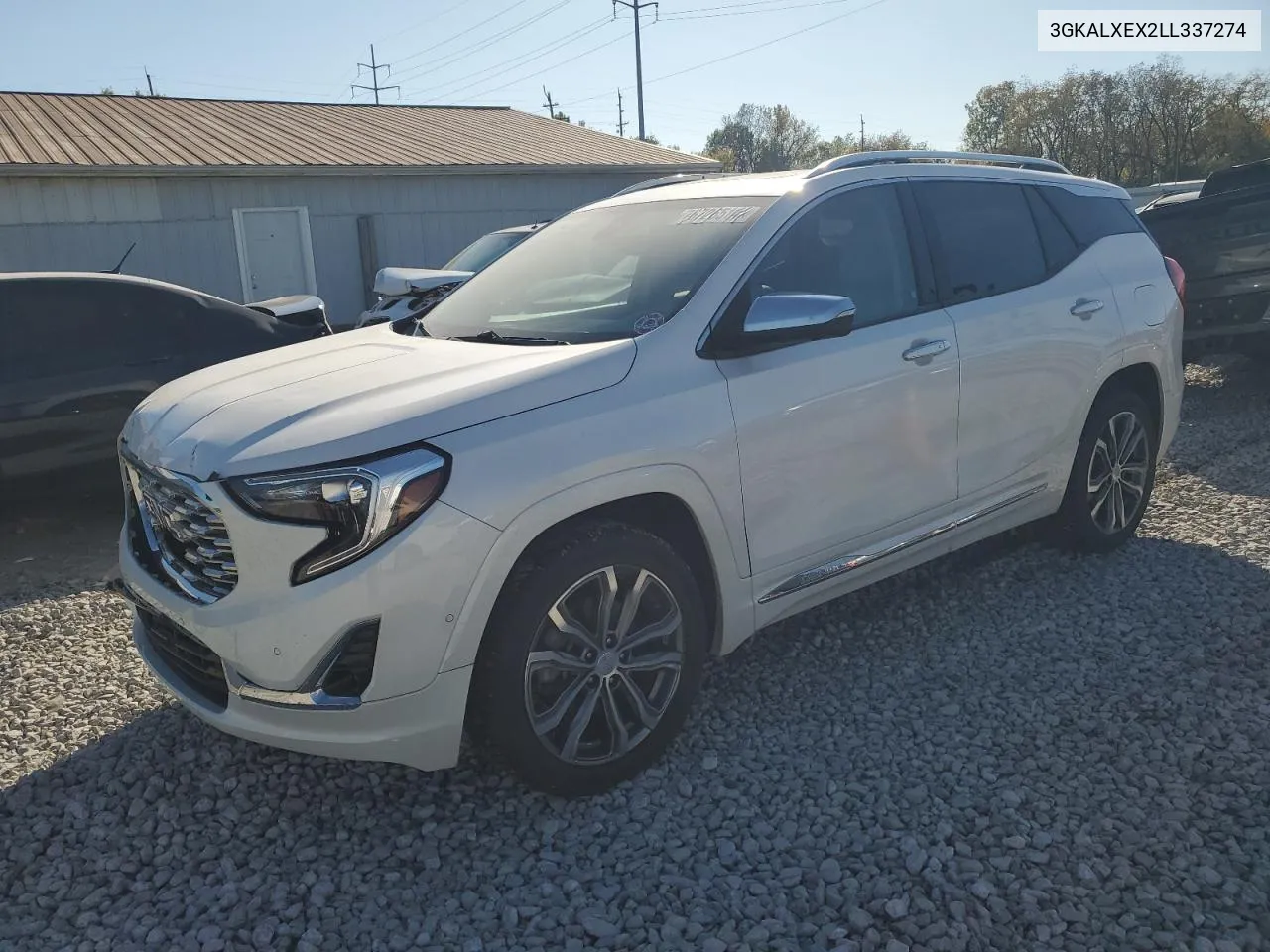 2020 GMC Terrain Denali VIN: 3GKALXEX2LL337274 Lot: 76726514