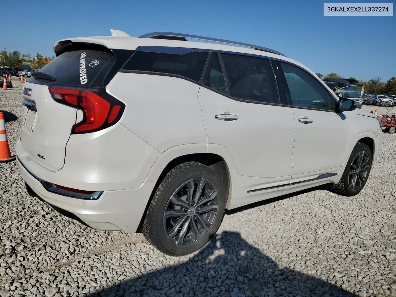 2020 GMC Terrain Denali VIN: 3GKALXEX2LL337274 Lot: 76726514