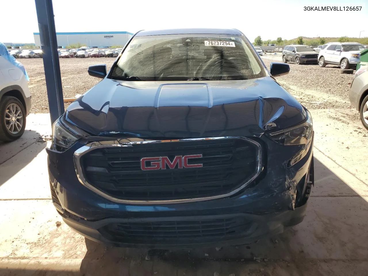 2020 GMC Terrain Sle VIN: 3GKALMEV8LL126657 Lot: 76737294