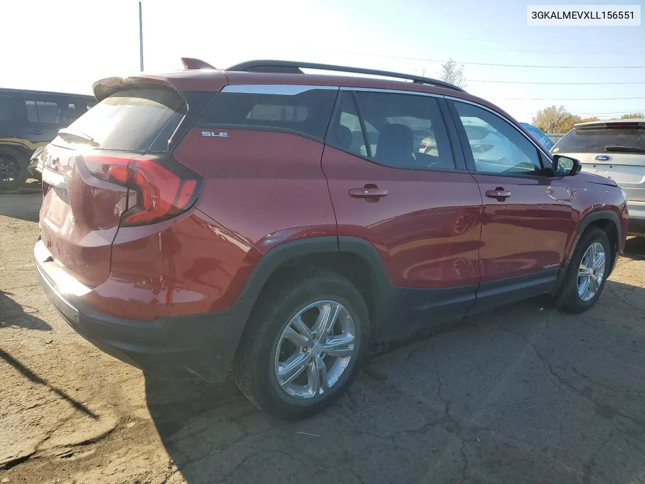 2020 GMC Terrain Sle VIN: 3GKALMEVXLL156551 Lot: 76793054