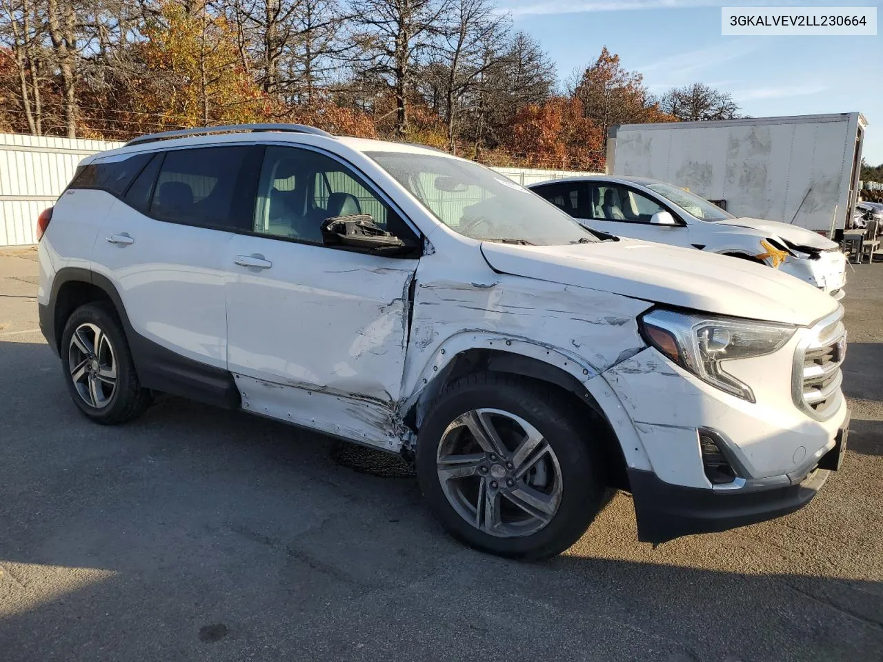 2020 GMC Terrain Slt VIN: 3GKALVEV2LL230664 Lot: 76830124