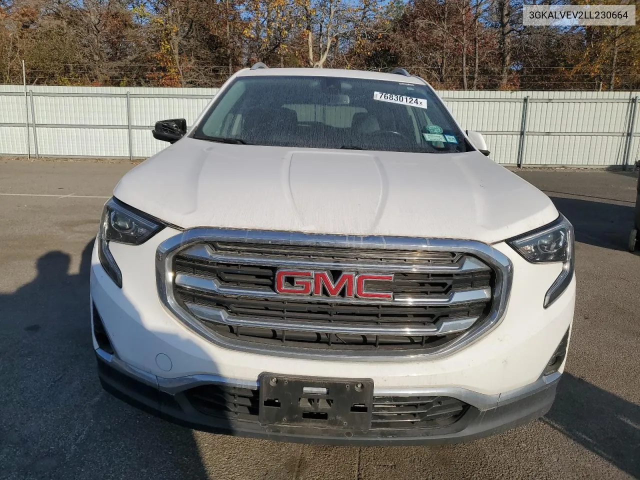 2020 GMC Terrain Slt VIN: 3GKALVEV2LL230664 Lot: 76830124