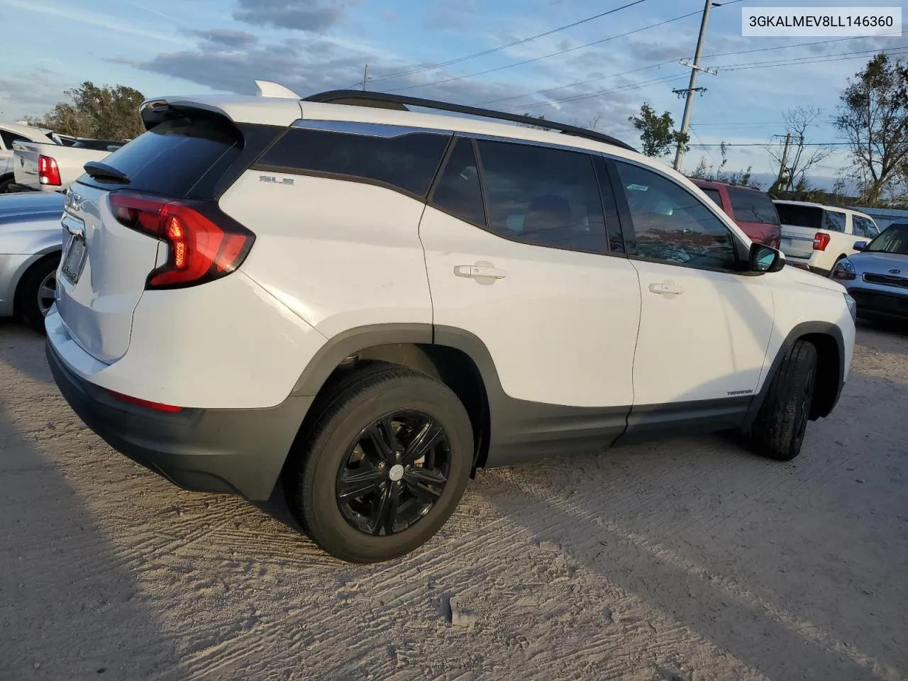 2020 GMC Terrain Sle VIN: 3GKALMEV8LL146360 Lot: 76893964