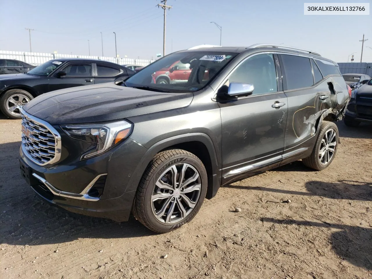 2020 GMC Terrain Denali VIN: 3GKALXEX6LL132766 Lot: 76897824