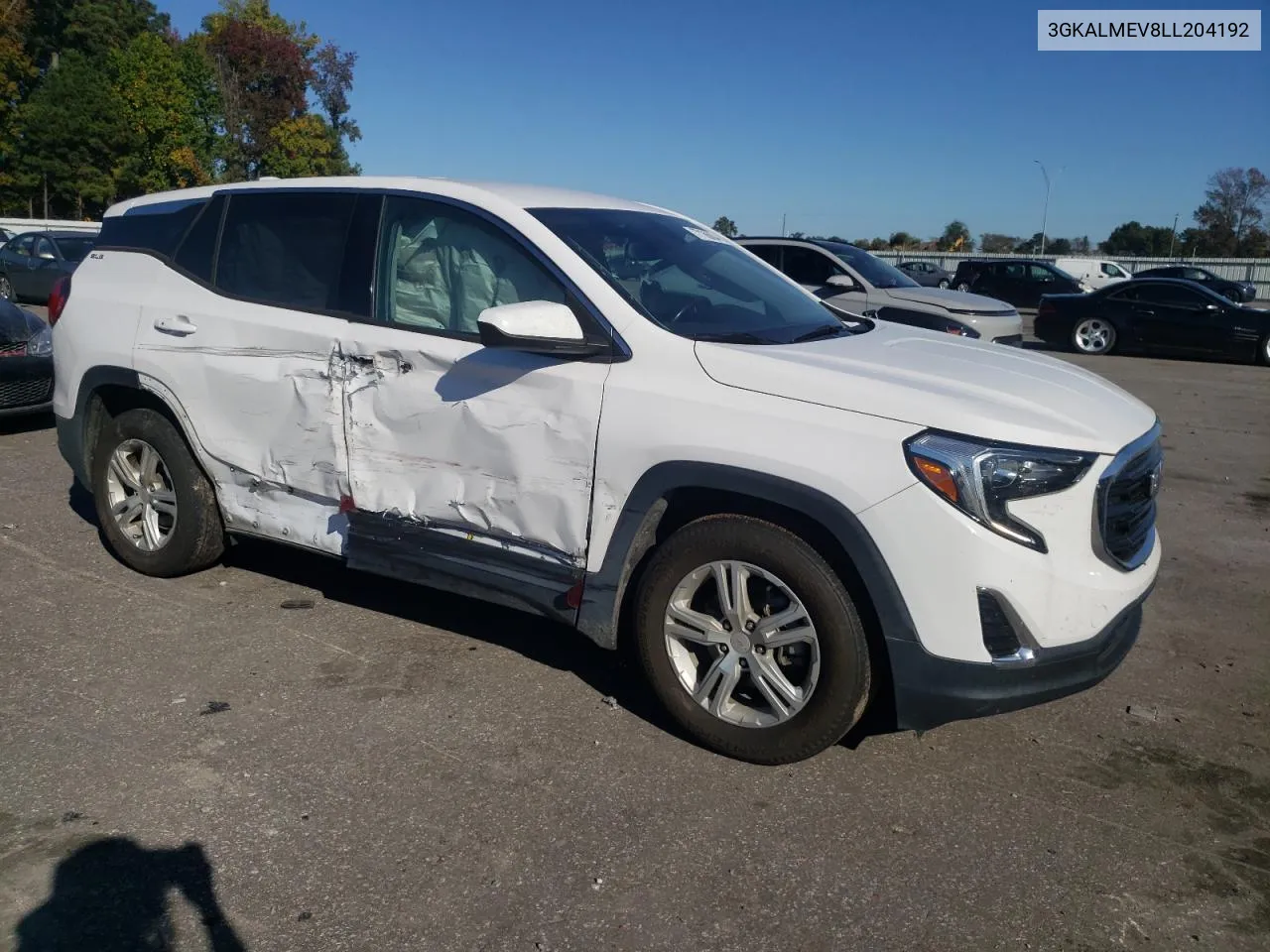 2020 GMC Terrain Sle VIN: 3GKALMEV8LL204192 Lot: 77166804