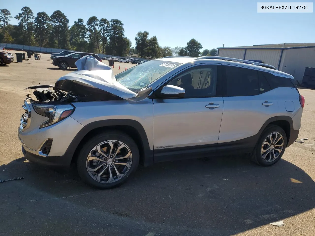 2020 GMC Terrain Slt VIN: 3GKALPEX7LL192751 Lot: 77169814