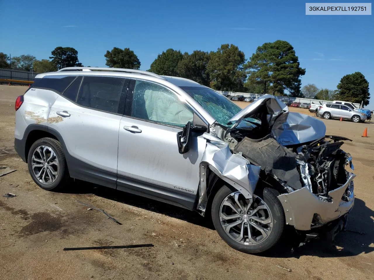 2020 GMC Terrain Slt VIN: 3GKALPEX7LL192751 Lot: 77169814