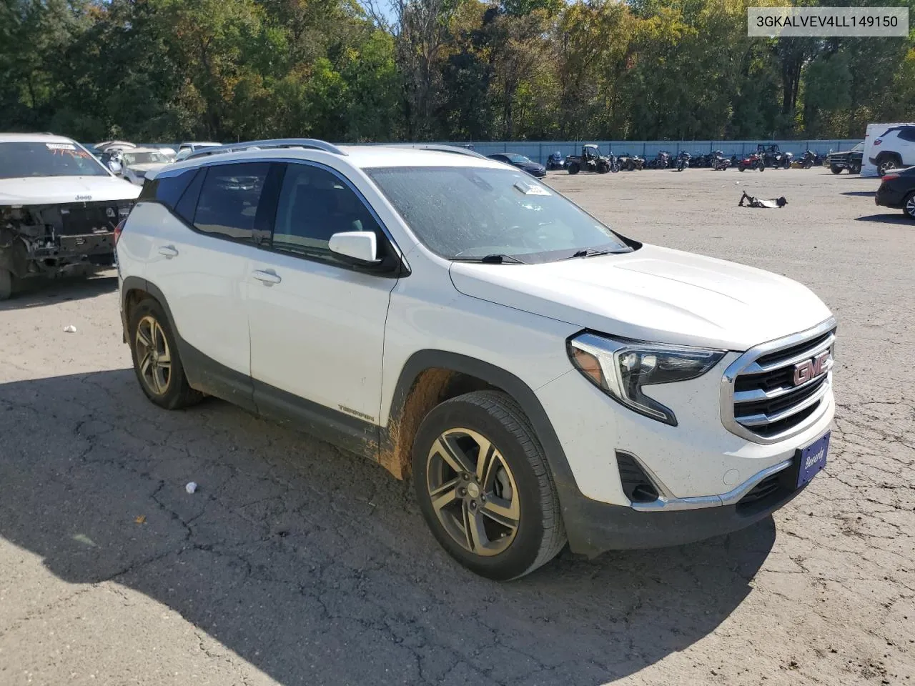 2020 GMC Terrain Slt VIN: 3GKALVEV4LL149150 Lot: 77432554