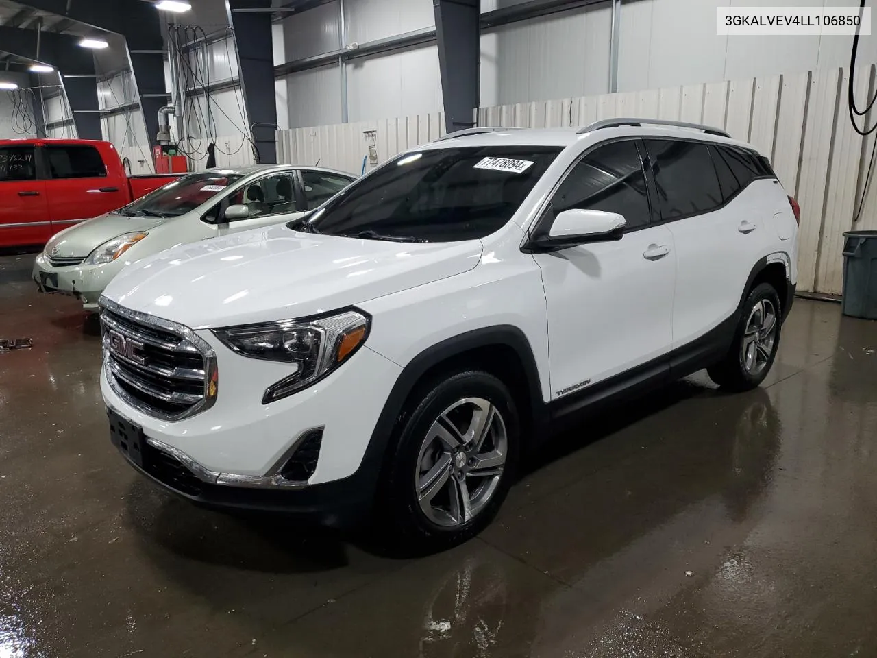 2020 GMC Terrain Slt VIN: 3GKALVEV4LL106850 Lot: 77478094