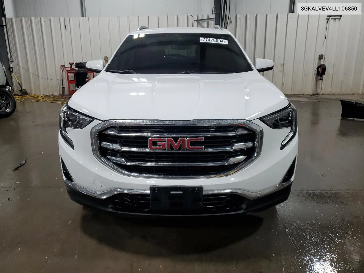 2020 GMC Terrain Slt VIN: 3GKALVEV4LL106850 Lot: 77478094