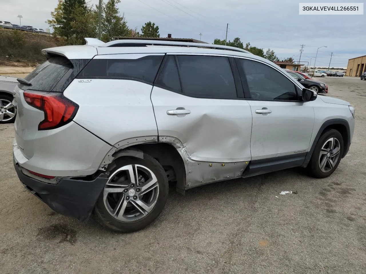 2020 GMC Terrain Slt VIN: 3GKALVEV4LL266551 Lot: 77989034