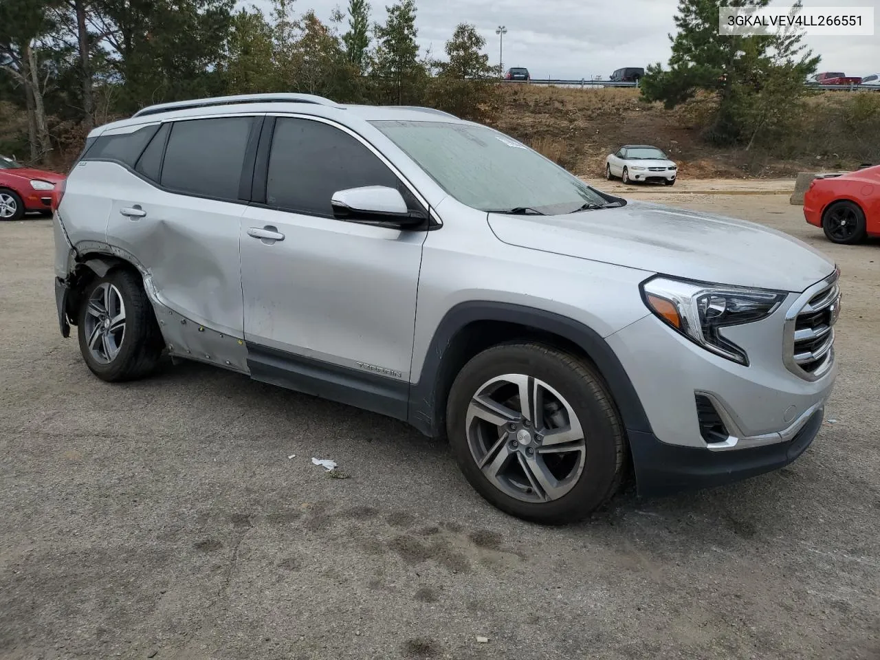 2020 GMC Terrain Slt VIN: 3GKALVEV4LL266551 Lot: 77989034