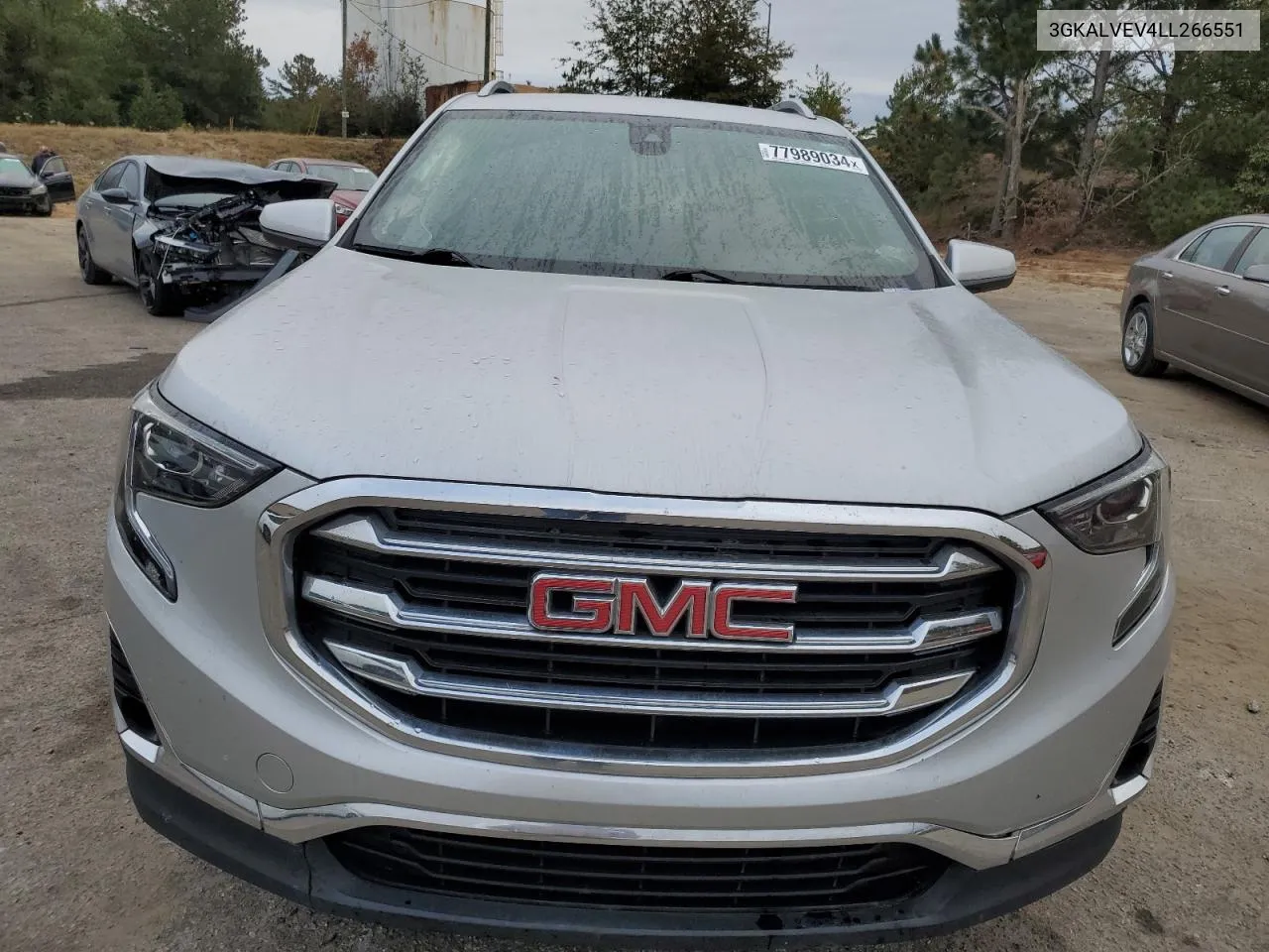 2020 GMC Terrain Slt VIN: 3GKALVEV4LL266551 Lot: 77989034