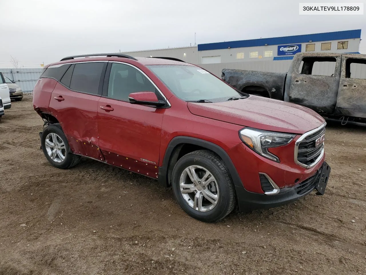 2020 GMC Terrain Sle VIN: 3GKALTEV9LL178809 Lot: 78418284