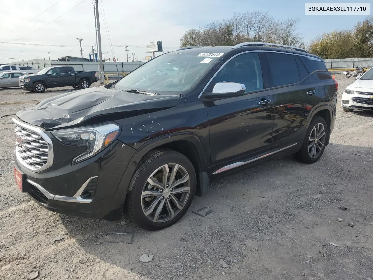 2020 GMC Terrain Denali VIN: 3GKALXEX3LL117710 Lot: 78502544