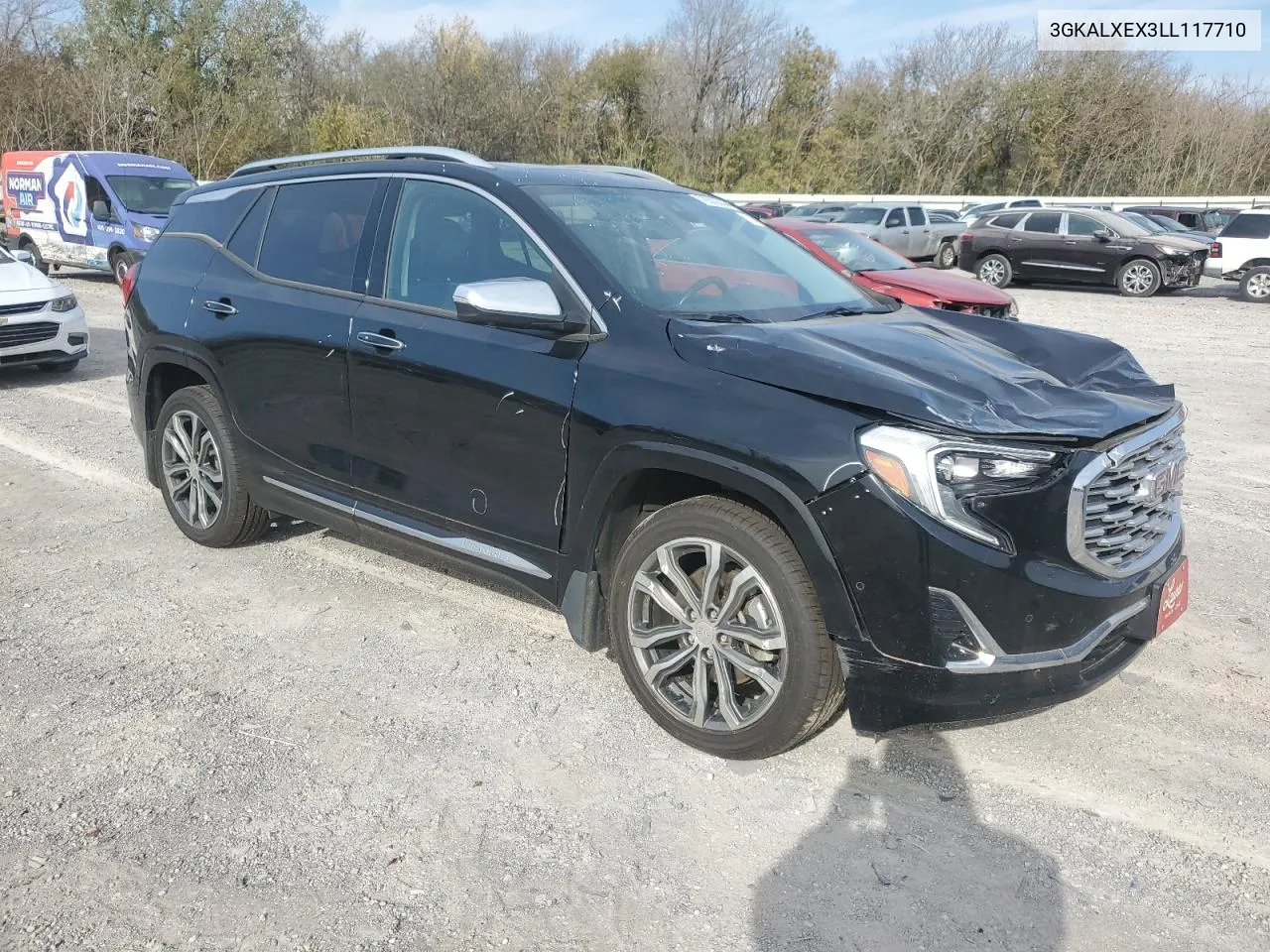 2020 GMC Terrain Denali VIN: 3GKALXEX3LL117710 Lot: 78502544