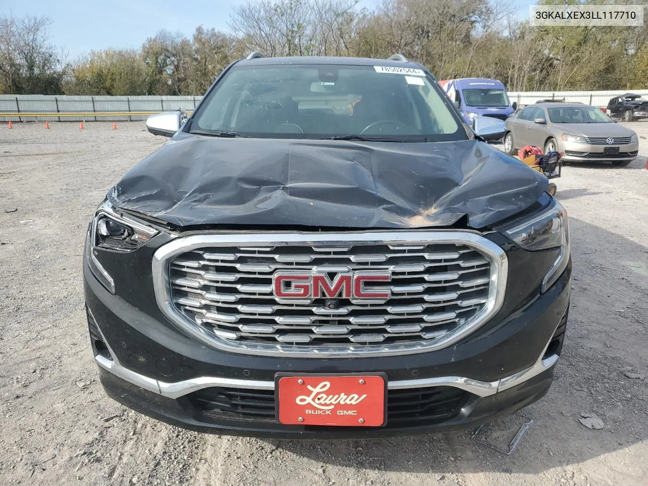 2020 GMC Terrain Denali VIN: 3GKALXEX3LL117710 Lot: 78502544