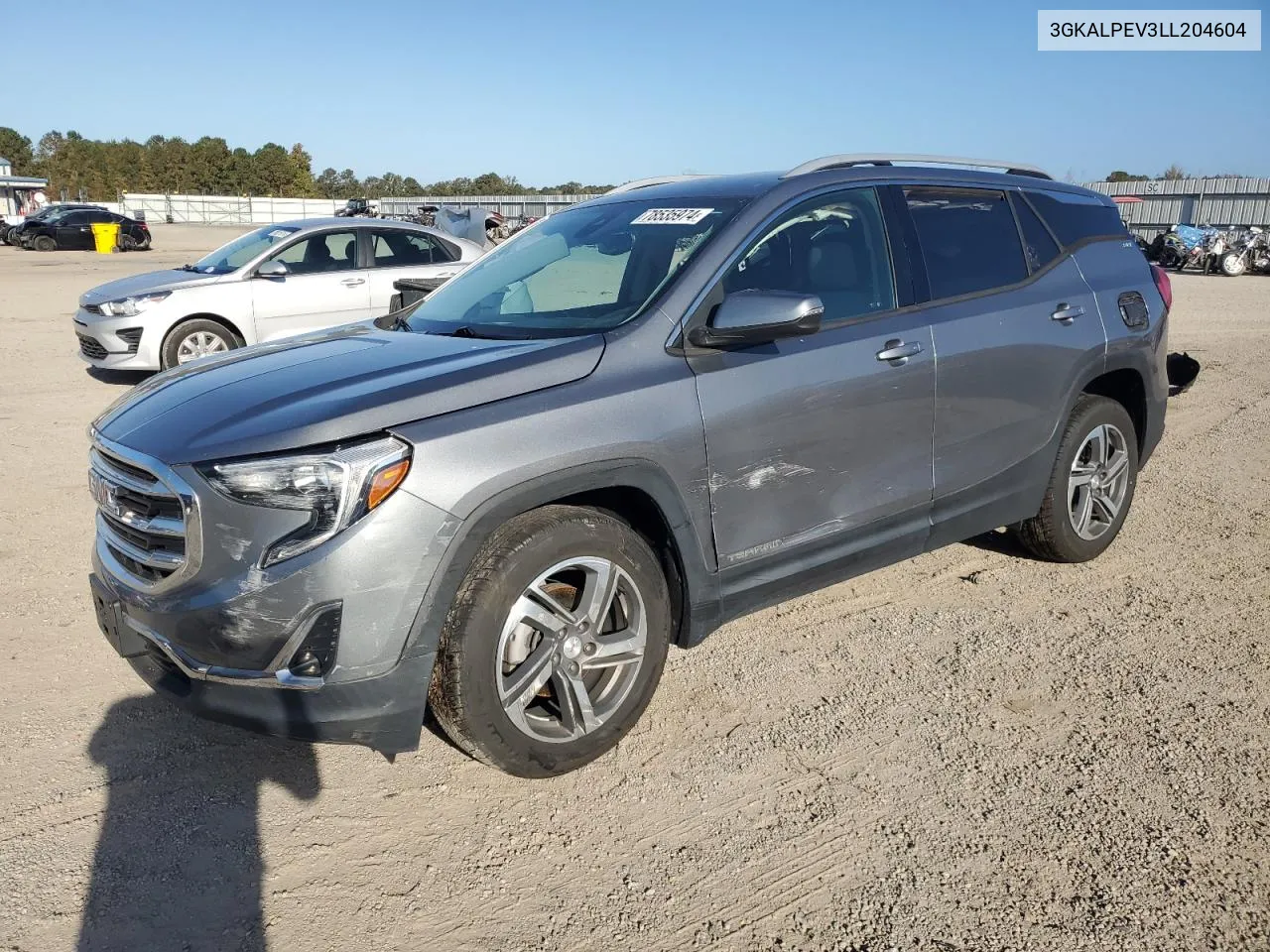 2020 GMC Terrain Slt VIN: 3GKALPEV3LL204604 Lot: 78535974