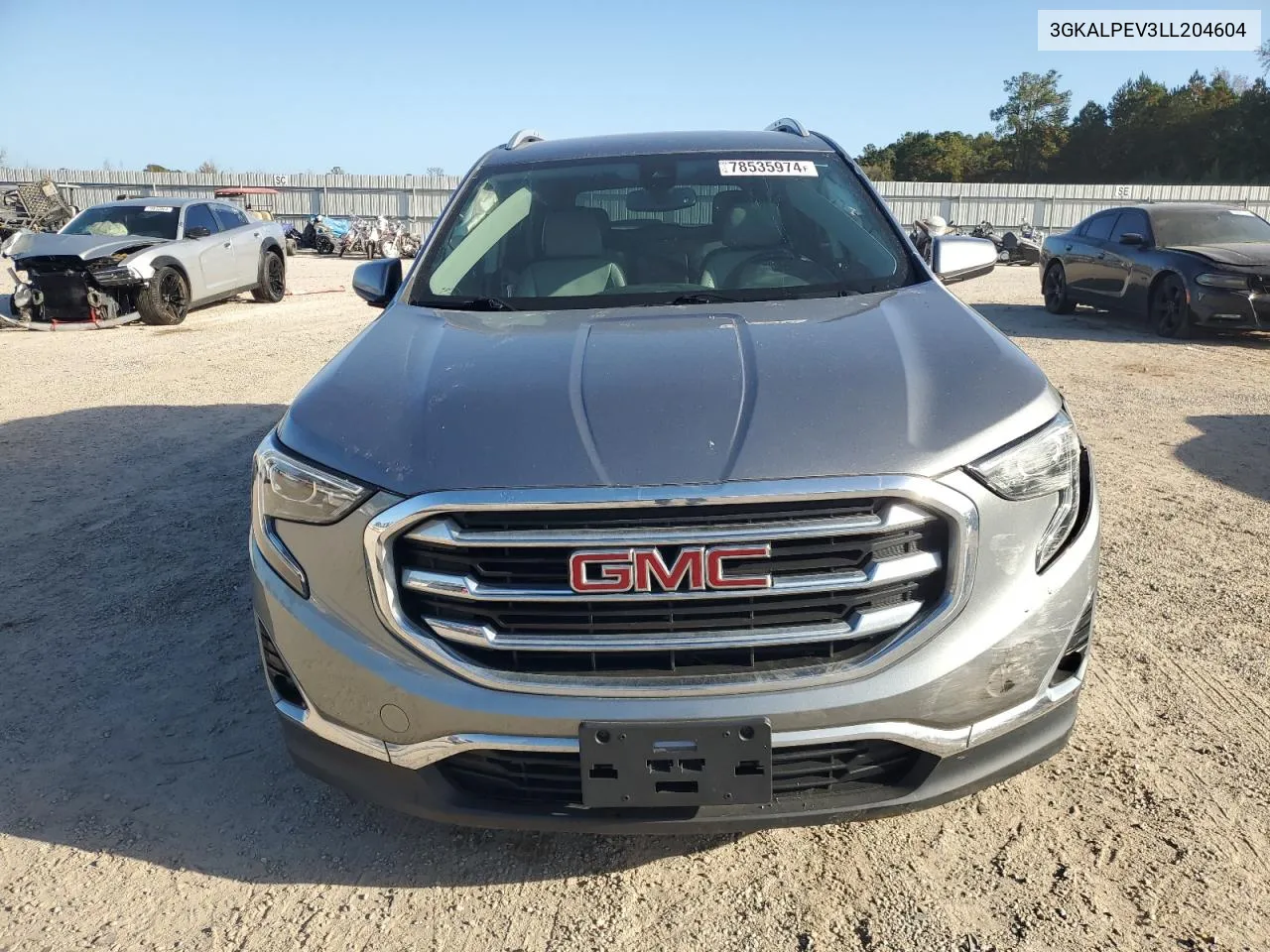 2020 GMC Terrain Slt VIN: 3GKALPEV3LL204604 Lot: 78535974