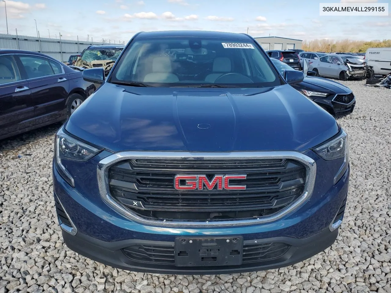 2020 GMC Terrain Sle VIN: 3GKALMEV4LL299155 Lot: 78903244