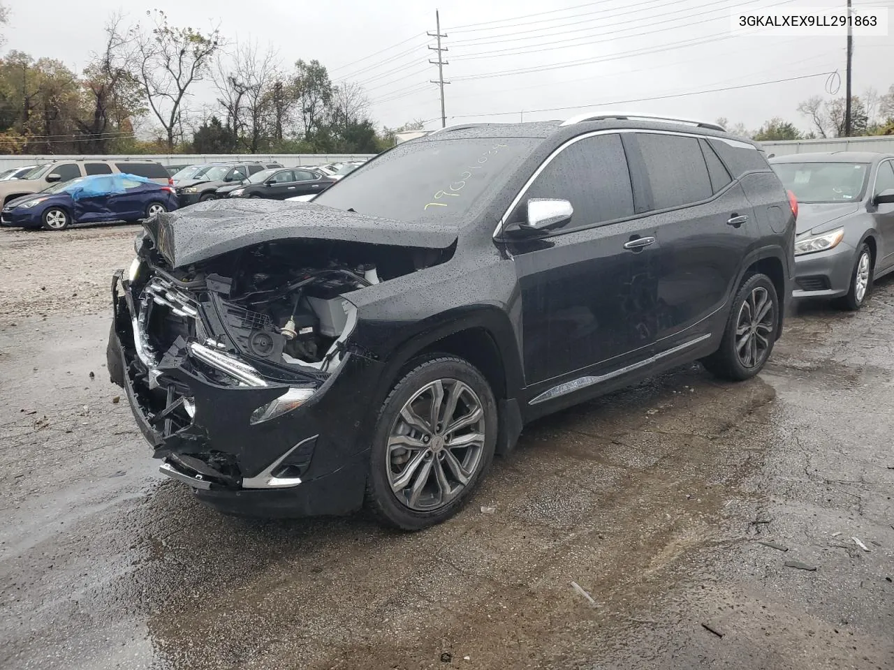 2020 GMC Terrain Denali VIN: 3GKALXEX9LL291863 Lot: 79001034