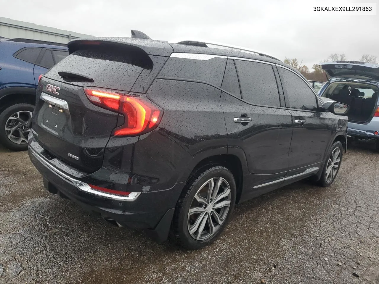 2020 GMC Terrain Denali VIN: 3GKALXEX9LL291863 Lot: 79001034