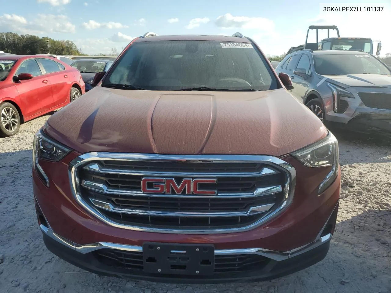 2020 GMC Terrain Slt VIN: 3GKALPEX7LL101137 Lot: 79104654