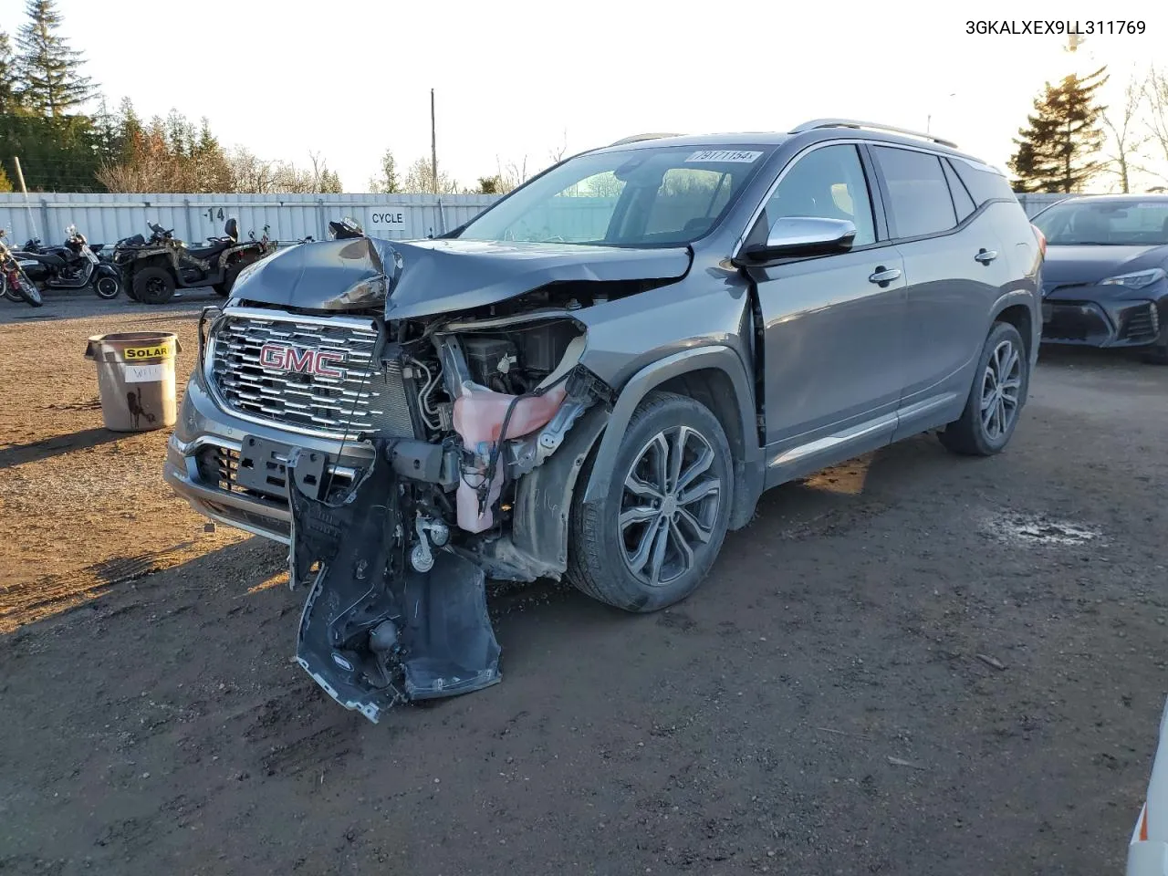 2020 GMC Terrain Denali VIN: 3GKALXEX9LL311769 Lot: 79171154