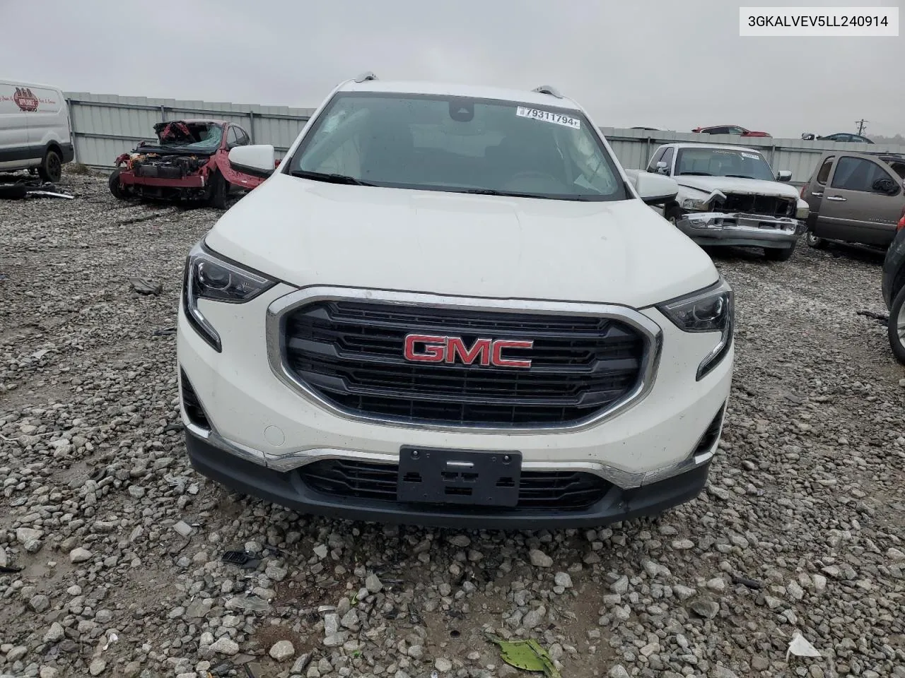 2020 GMC Terrain Slt VIN: 3GKALVEV5LL240914 Lot: 79311794