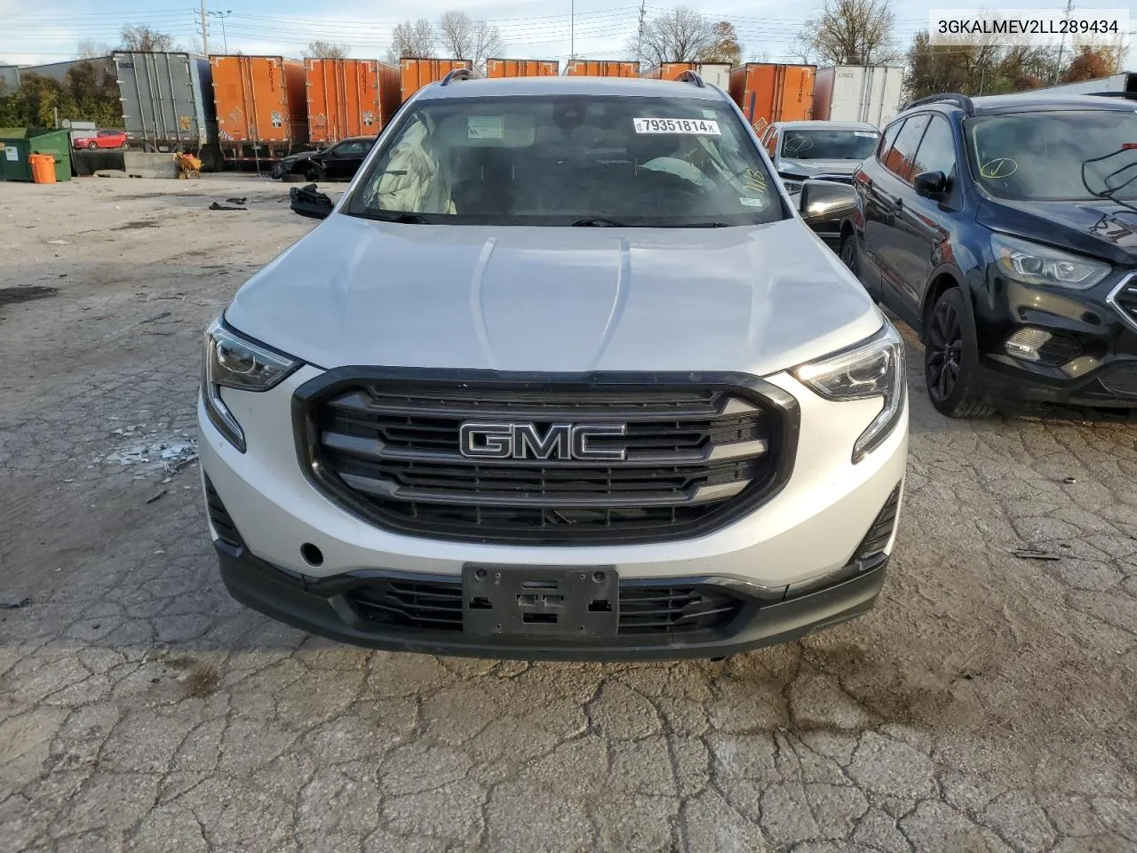 2020 GMC Terrain Sle VIN: 3GKALMEV2LL289434 Lot: 79351814