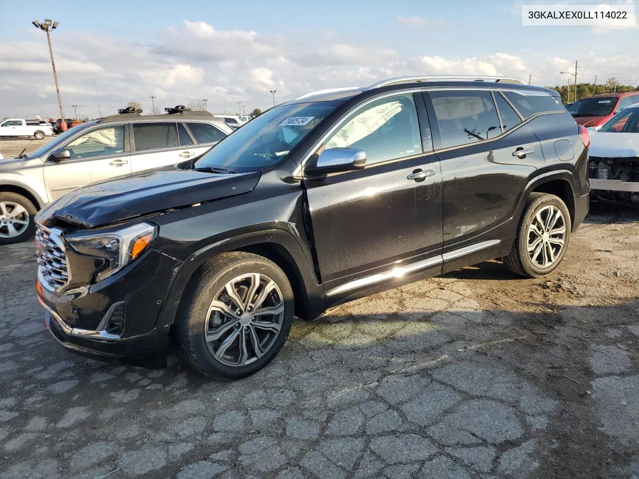 2020 GMC Terrain Denali VIN: 3GKALXEX0LL114022 Lot: 79605734