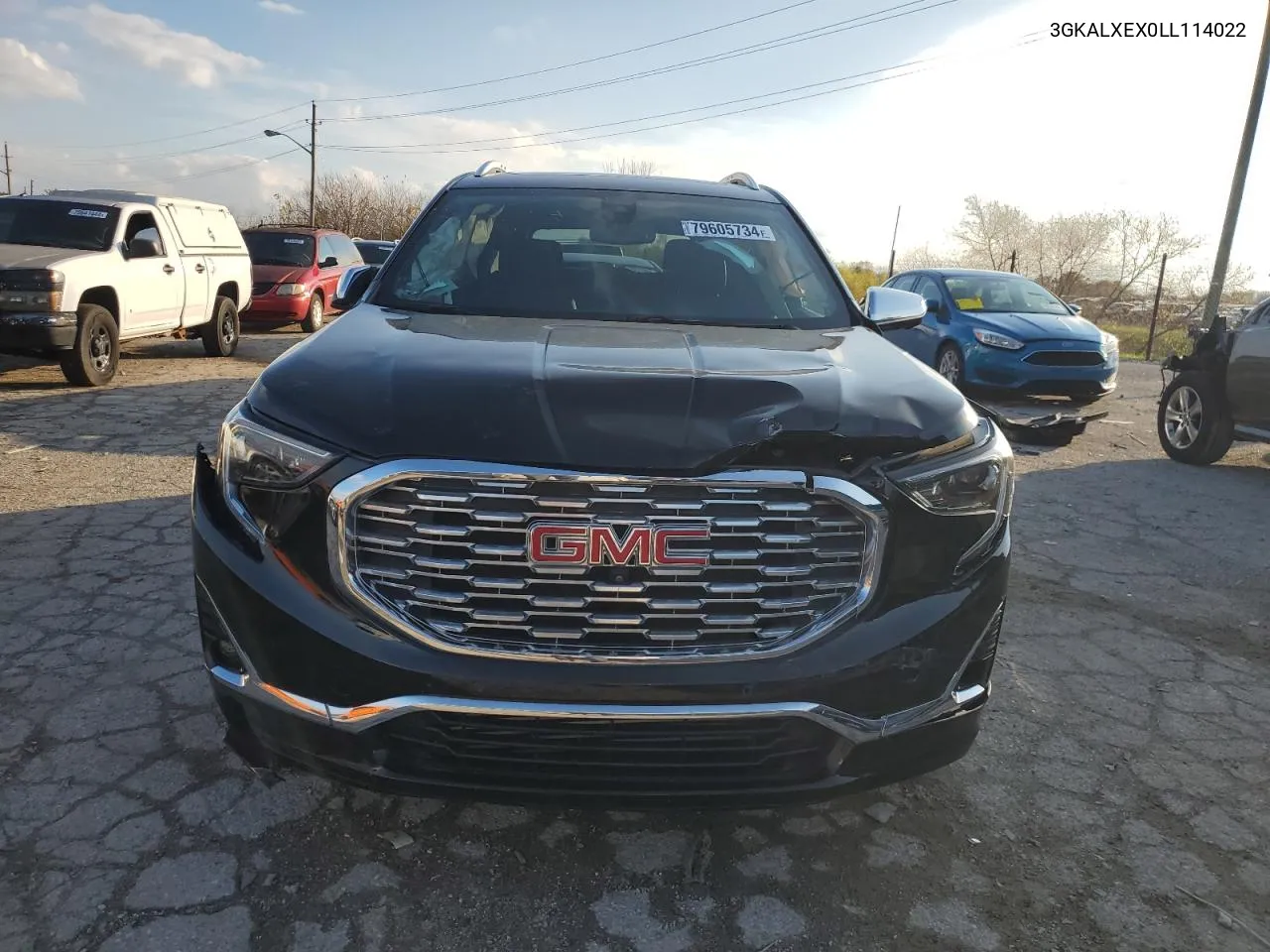 2020 GMC Terrain Denali VIN: 3GKALXEX0LL114022 Lot: 79605734