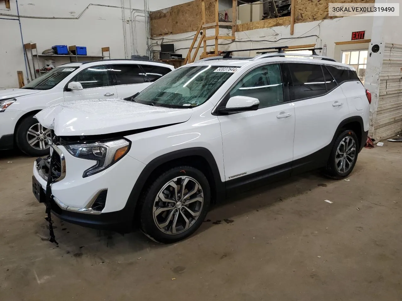 2020 GMC Terrain Slt VIN: 3GKALVEX0LL319490 Lot: 80037644