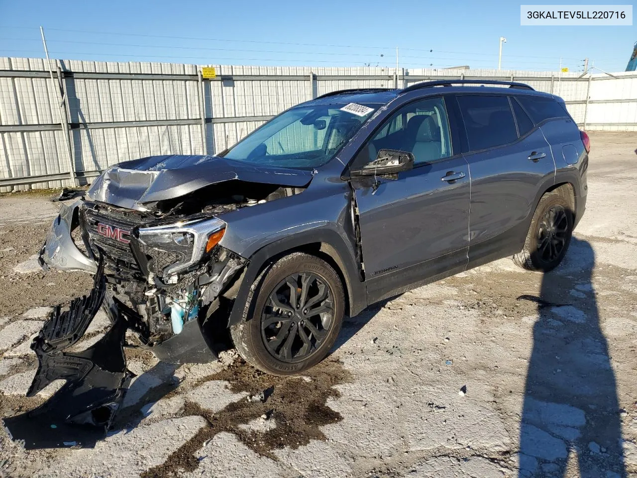 2020 GMC Terrain Sle VIN: 3GKALTEV5LL220716 Lot: 80208384